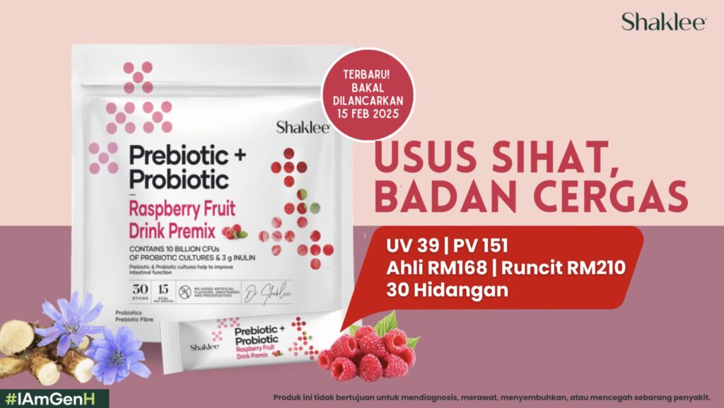 Prebiotik dab Probiotik Shaklee, Usus sihat, Tidur nyenyak, Tiada Anxiety, ADHD