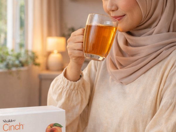 Kebaikan Cinch Peach Tea Shaklee Bulan Puasa