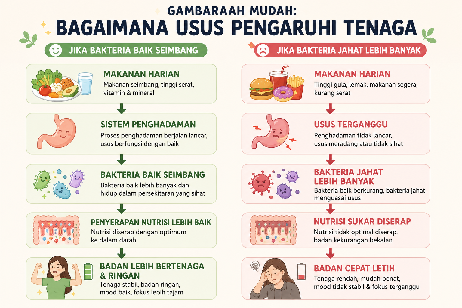 Kadang Penyelesaian Badan Lemau Bukan Kopi… Tapi Penghadaman Yang Sihat