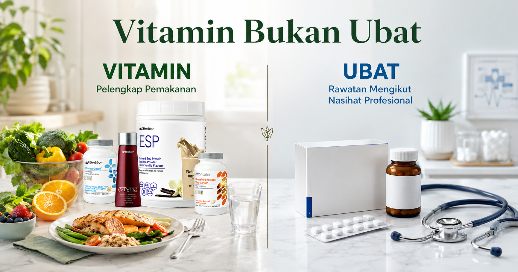 Vitamin Bukan Ubat: Fahami Peranan Sebenar Suplemen